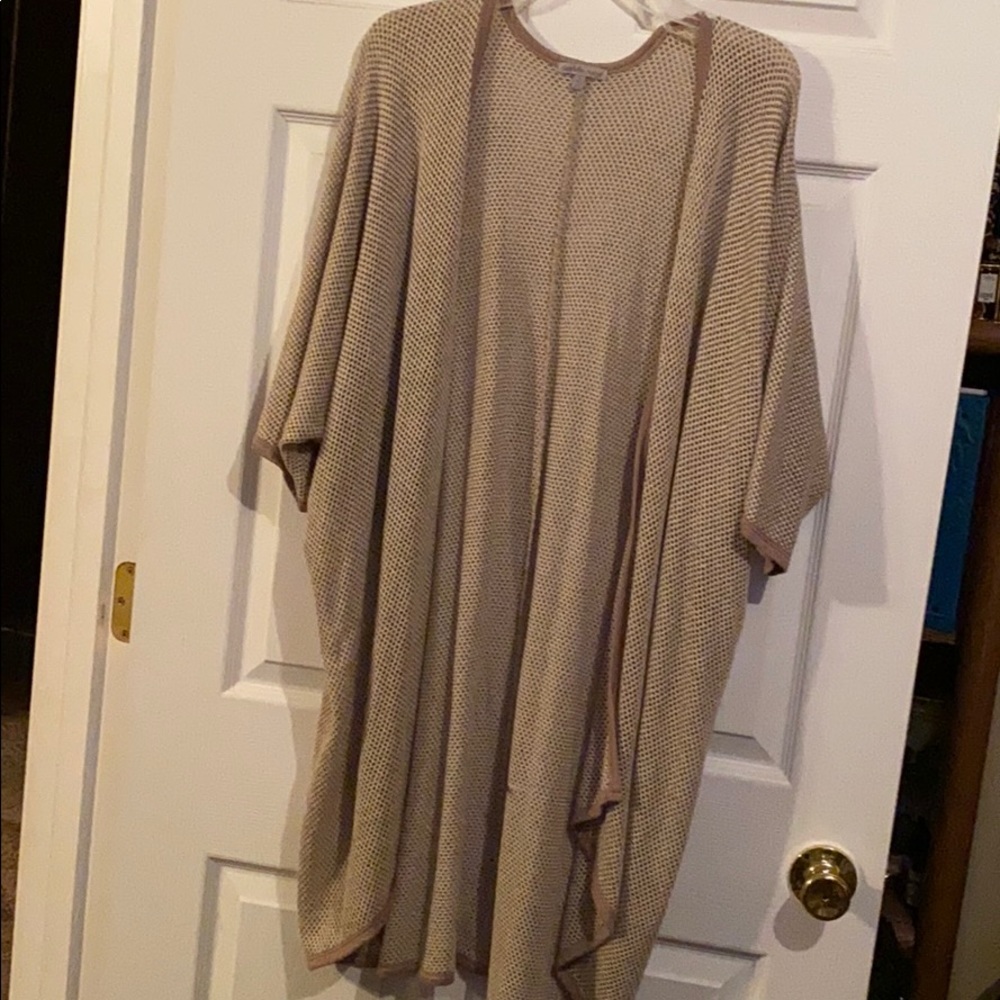 Tan cardigan